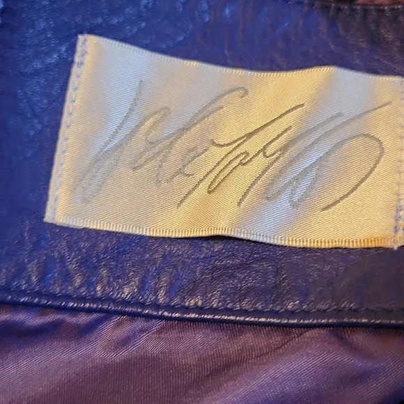 LORD & TAYLOR LEATHER JACKET SIZE 6 - Picture 5 of 6